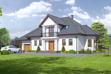  Projekt domu Annopol G (KRP1660) - projekt domu parterowego z poddaszem - Zdjęcie 1