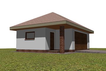  Projekt garażu G2 (WAM1175) - projekt garażu parterowego - Zdjęcie 3