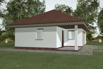  Projekt garażu G 3.22 (WAM1188) - projekt garażu parterowego - Zdjęcie 2