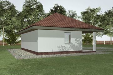  Projekt garażu G 3.22 (WAM1188) - projekt garażu parterowego - Zdjęcie 3