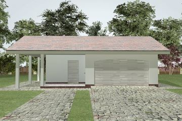  Projekt garażu G 3.12b (WAM1189) - projekt garażu parterowego - Zdjęcie 1