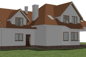  Projekt domu Bliźniak 4 (WAM1194) - projekt domu parterowego z poddaszem - Zdjęcie 3