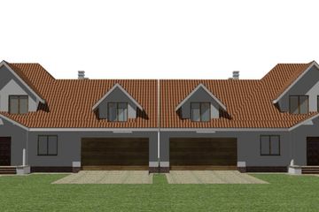  Projekt domu Bliźniak 4 (WAM1194) - projekt domu parterowego z poddaszem - Zdjęcie 4