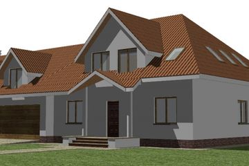  Projekt domu Bliźniak 4 (WAM1194) - projekt domu parterowego z poddaszem - Zdjęcie 5