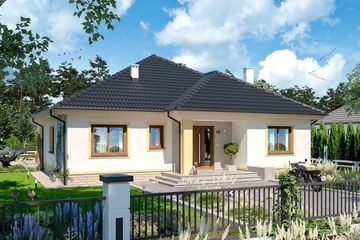  Projekt domu Figo (WOE1070) - projekt domu parterowego - Zdjęcie 1