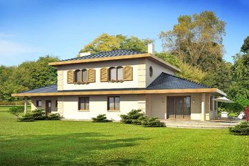  Projekt domu Blackberry (SLO1018) - projekt domu z pełnym piętrem - Zdjęcie 2