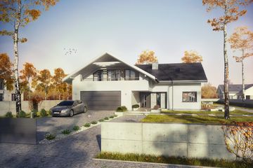  Projekt domu Orlean (BBE1031) - projekt domu parterowego z poddaszem - Zdjęcie 2