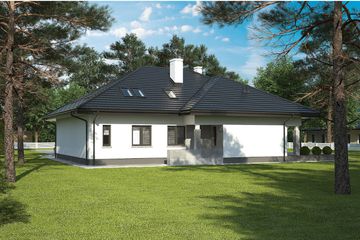  Projekt domu Tomillo (SLO1021) - projekt domu parterowego z poddaszem - Zdjęcie 4