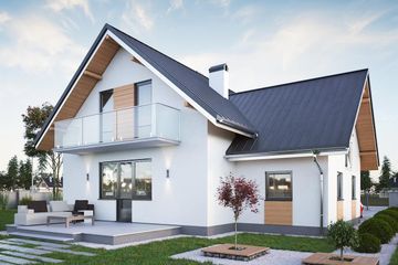  Projekt domu Koliba - murowana – ceramika (KRD1767) - projekt domu parterowego z poddaszem - Zdjęcie 3