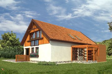  Projekt domu WM21 Podcieniowy (GDB1036) - projekt domu z pełnym piętrem - Zdjęcie 4