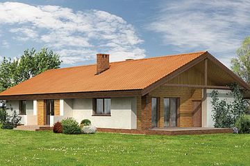  Projekt domu WM11 Jaskółka (GDB1040) - projekt domu parterowego - Zdjęcie 1