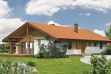  Projekt domu WM11 Jaskółka (GDB1040) - projekt domu parterowego - Zdjęcie 2