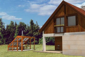  Projekt domu WM10 Orzechówka (GDB1041) - projekt domu parterowego z poddaszem - Zdjęcie 2