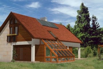  Projekt domu WM10 Orzechówka (GDB1041) - projekt domu parterowego z poddaszem - Zdjęcie 4