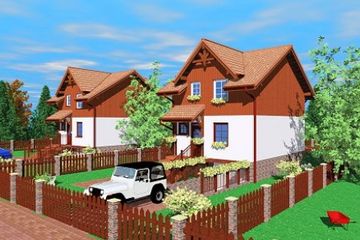  Projekt domu Tom (SLB1161) - projekt domu parterowego z poddaszem - Zdjęcie 2