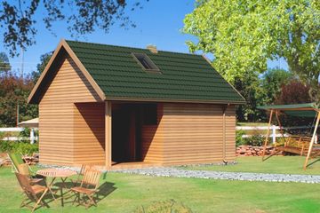  Projekt budynku gospodarczego GR10 Finka (GDB1066) - projekt budynku parterowego - Zdjęcie 1