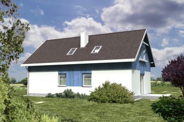  Projekt domu WM16 Czubatka (GDB1069) - projekt domu z pełnym piętrem - Zdjęcie 2