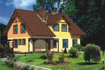  Projekt domu Modena (KRH1371) - projekt domu parterowego z poddaszem - Zdjęcie 1