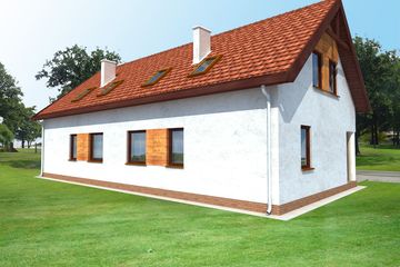  Projekt domu Bliźniak Bliźniak B03 (GDB1071) - projekt domu parterowego z poddaszem - Zdjęcie 2