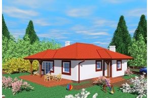  Projekt domu Ter (SLB1180) - projekt domu parterowego - Zdjęcie 2