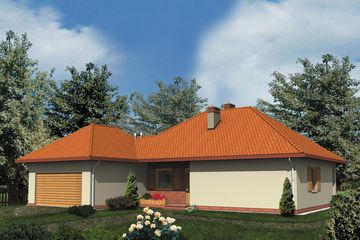  Projekt domu WM05 Piecuszek (GDB1077) - projekt domu z pełnym piętrem - Zdjęcie 1