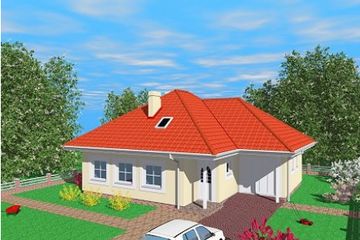  Projekt domu Ron (SLB1181) - projekt domu parterowego - Zdjęcie 1