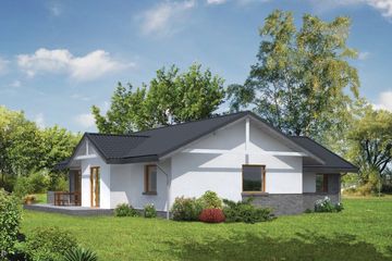  Projekt domu WM23S Rudzik w systemie szkieletowym (GDB1081) - projekt domu parterowego - Zdjęcie 3