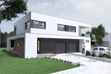  Projekt domu B-42 (PZB1019) - projekt domu z pełnym piętrem - Zdjęcie 2