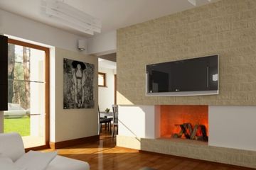  Projekt domu Natel (KRW1019) - projekt domu parterowego z poddaszem - Zdjęcie 4