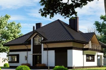  Projekt domu Nell (KRW1027) - projekt domu parterowego z poddaszem - Zdjęcie 3