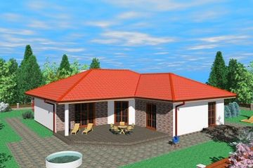  Projekt domu Mku (SLB1213) - projekt domu parterowego - Zdjęcie 2