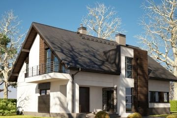  Projekt domu Galanseo 2 (KRW1031) - projekt domu parterowego z poddaszem - Zdjęcie 2