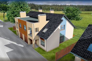  Projekt domu Wygodny 1 (GDA1032) - projekt domu parterowego z poddaszem - Zdjęcie 1