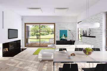  Projekt domu E-142 (WAX1052) - projekt domu parterowego z poddaszem - Zdjęcie 4