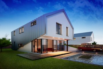  Projekt domu House 24 (WRG1044) - projekt domu parterowego z poddaszem - Zdjęcie 2