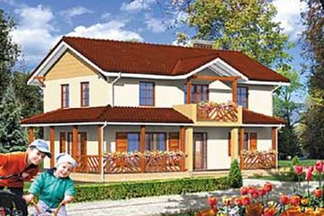  Projekt domu AR 165 (KRL1097) - projekt domu z pełnym piętrem - Zdjęcie 1