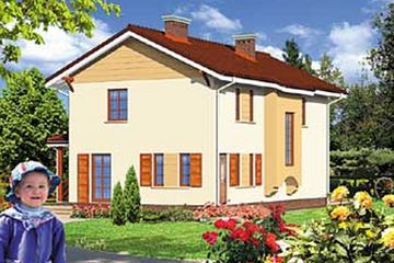  Projekt domu AR 165 (KRL1097) - projekt domu z pełnym piętrem - Zdjęcie 2