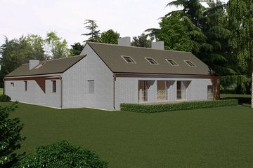  Projekt domu Kamp 2 (WAF1008) - projekt domu parterowego z poddaszem - Zdjęcie 2