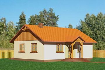  Projekt domu Domek Portowy (022MKs) (SLF1042) - projekt domu parterowego - Zdjęcie 1