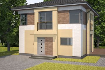  Projekt domu T31 (WAF1016) - projekt domu z pełnym piętrem - Zdjęcie 1