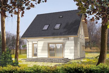  Projekt domu Dzeta (WRH1172) - projekt domu parterowego z poddaszem - Zdjęcie 1
