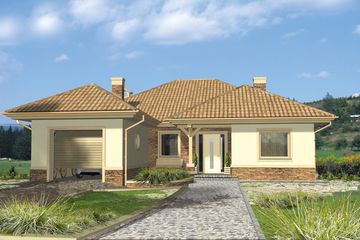  Projekt domu Ketos I (WRH1179) - projekt domu parterowego - Zdjęcie 1
