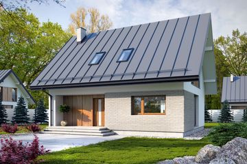  Projekt domu Nemo (BSE1066) - projekt domu parterowego z poddaszem - Zdjęcie 1
