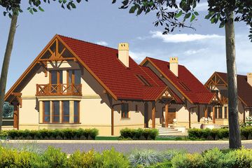  Projekt domu Foton II 2lok (WRH1184) - projekt domu parterowego z poddaszem - Zdjęcie 1