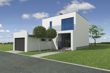  Projekt domu PS-MN-48-20-1G-V6 (SLR1096) - projekt domu z pełnym piętrem - Zdjęcie 1