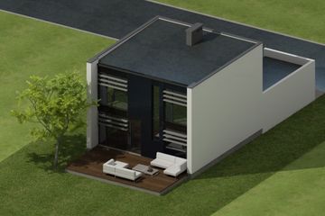  Projekt domu PS-MN-48-20-1G-V6 (SLR1096) - projekt domu z pełnym piętrem - Zdjęcie 2