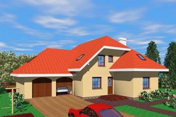  Projekt domu Mal (SLB1247) - projekt domu parterowego z poddaszem - Zdjęcie 1