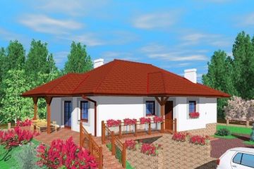  Projekt domu Gab (SLB1265) - projekt domu parterowego - Zdjęcie 1