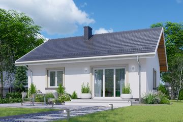  Projekt domu APS 244 (LUA1301) - projekt domu parterowego - Zdjęcie 2
