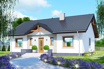  Projekt domu APS 239 (LUA1306) - projekt domu parterowego - Zdjęcie 1